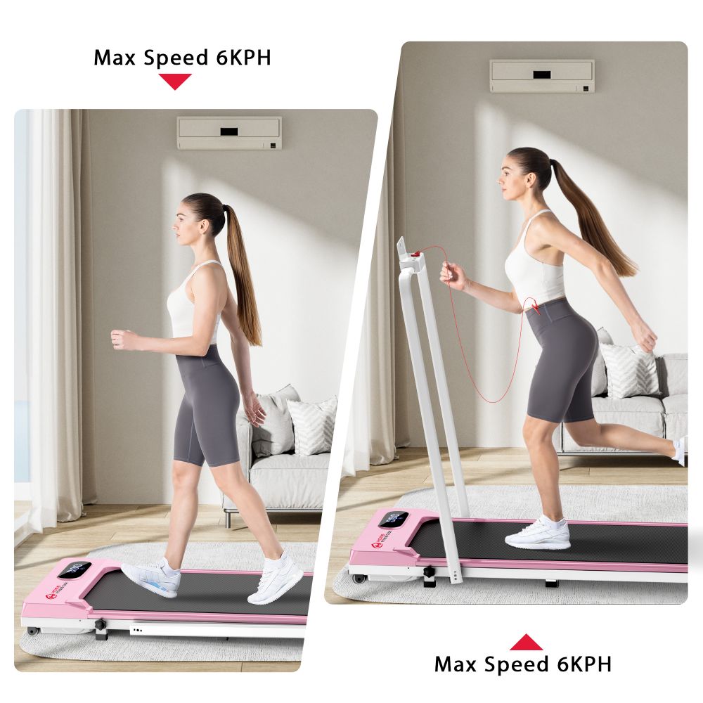 Compact Folding Treadmill S1 - Adjustable Speed 1 - 6 KM/H for Convenient Home Workouts - Walking Pad IE - Ireland