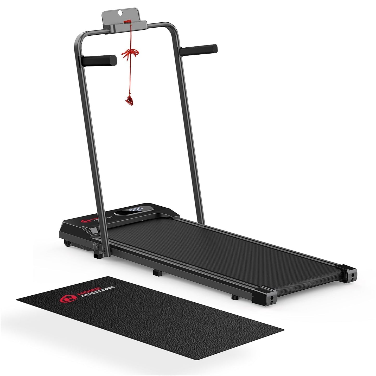 Compact Folding Treadmill S1 - Adjustable Speed 1 - 6 KM/H for Convenient Home Workouts - Walking Pad IE - Ireland