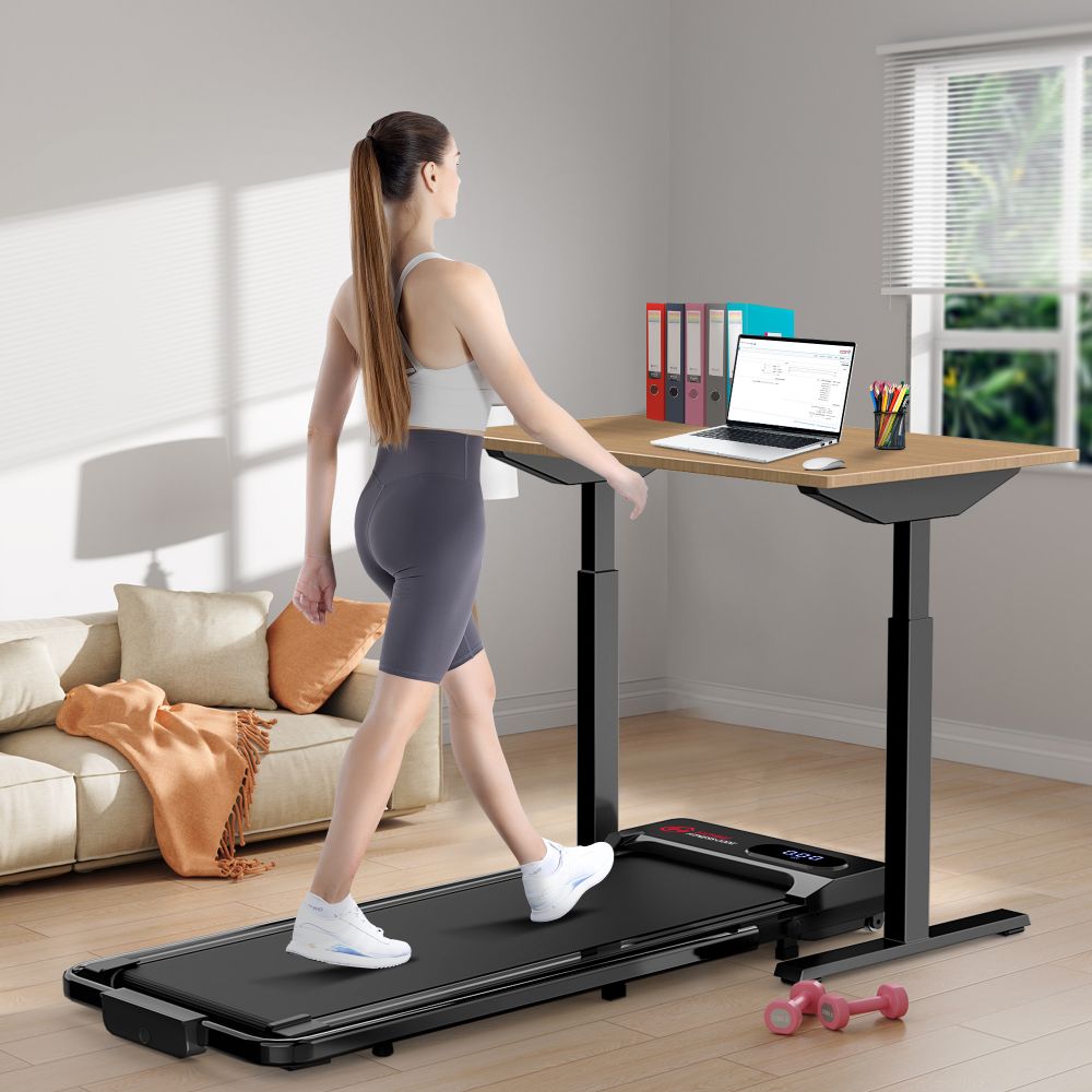 Compact Folding Treadmill S1 - Adjustable Speed 1 - 6 KM/H for Convenient Home Workouts - Walking Pad IE - Ireland