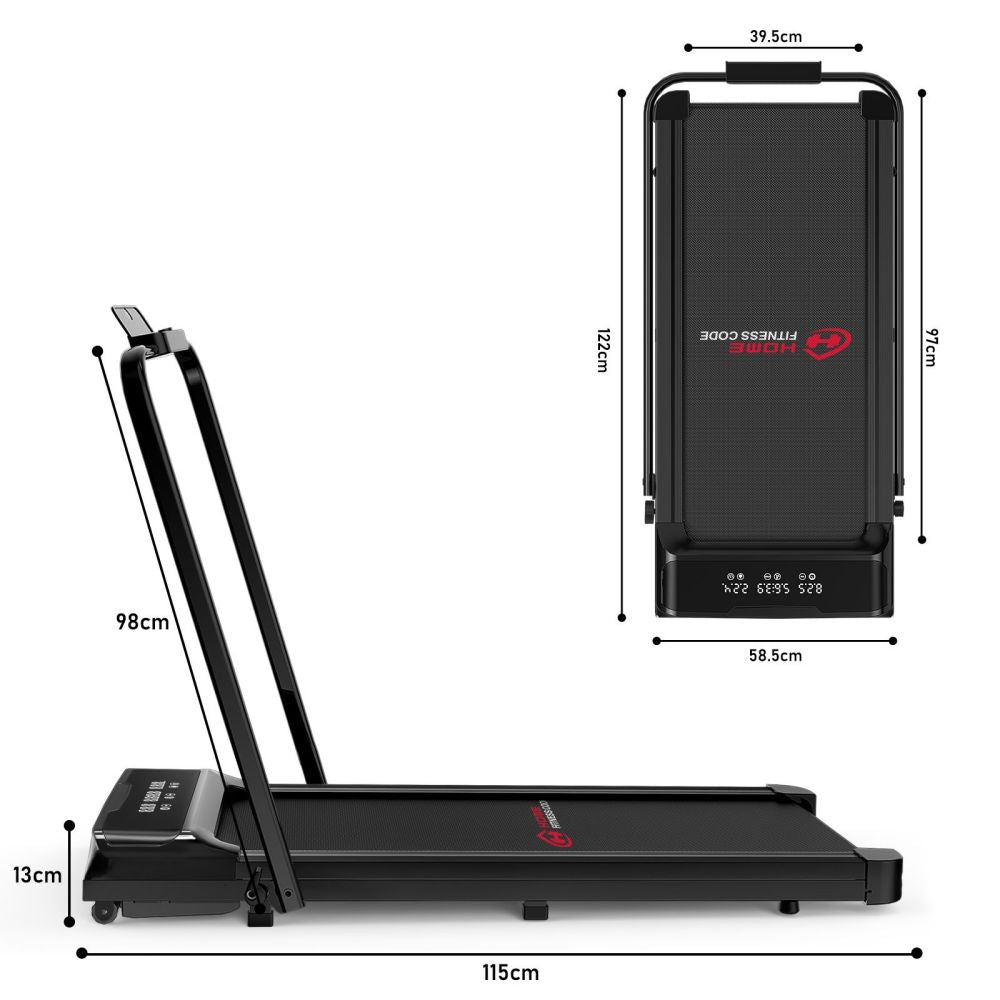 Compact Q2 Pro Folding Treadmill β Adjustable Speed Range of 1 - 10 KM/H - Walking Pad IE - Ireland