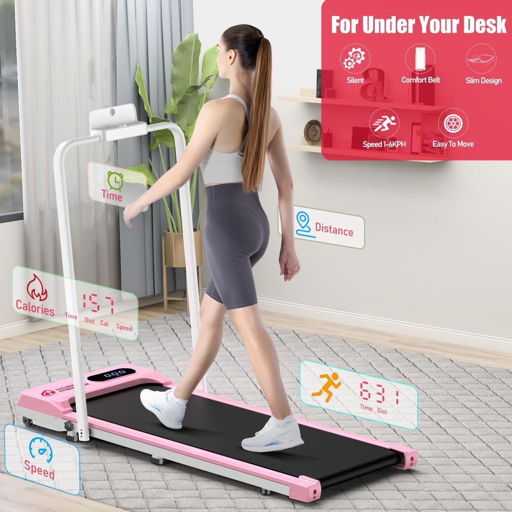 S1 Treadmill - Adjustable Speeds from 1 to 6 KM/H for Your Perfect Workout! - Walking Pad IE - Ireland