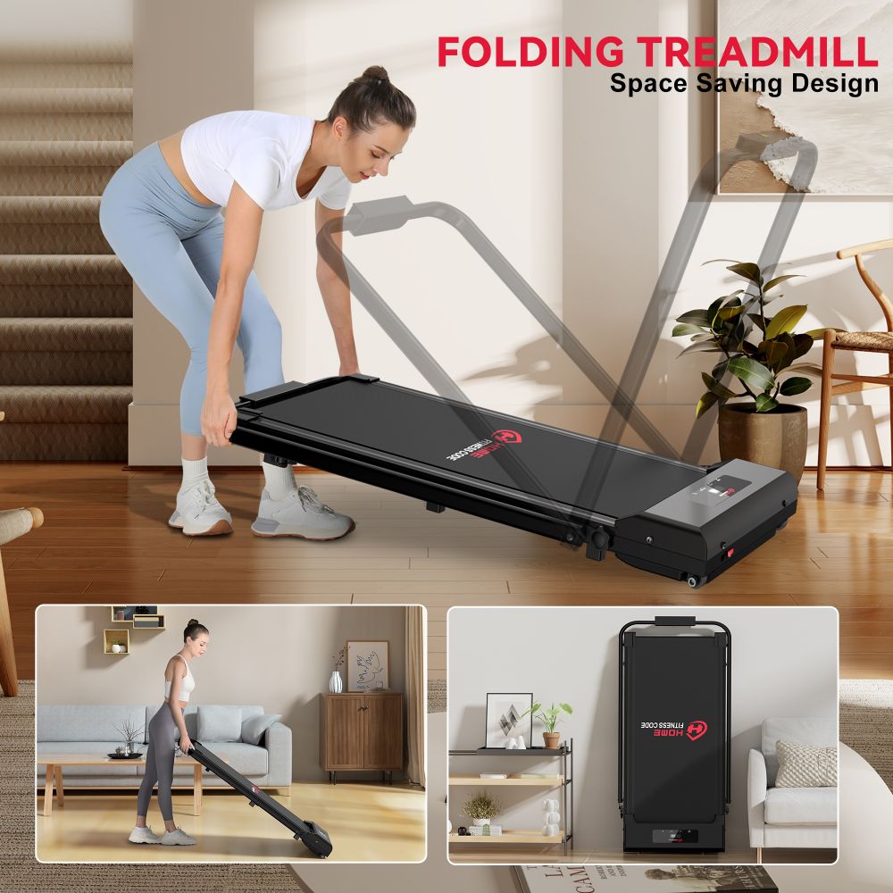 Compact C1 Folding Treadmill - Adjustable Speed 1 - 10 KM/H for Your Home Workout - Walking Pad IE - Ireland